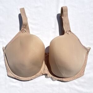 Fantasie Rebecca Lace Underwire Spacer T Shirt Bra 34I Sand Beige FL9421